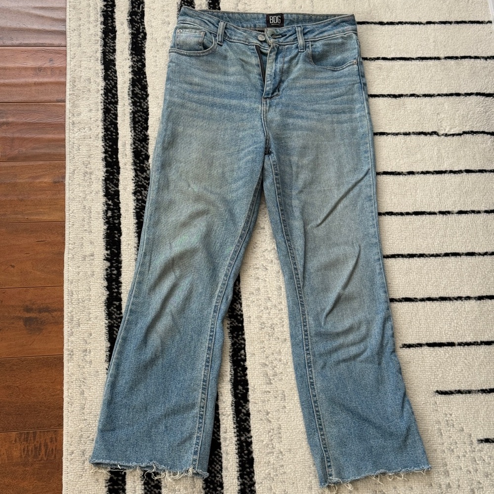 BDG Women’s Kick Flare high-rise cropped jeans